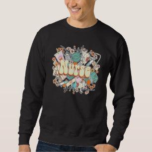 Sudadera Enfermera Boho Floral URG RN UCIN UPC ECA UCI Enfe