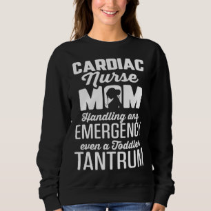 Sudadera Enfermera cardíaca mamá cardiología maneja emergen