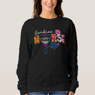 Sudadera Enfermera Cardiaca Plaid Love Stethoscope Enfermer