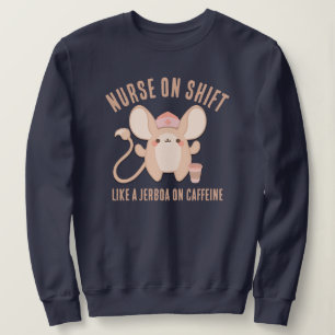 Sudadera ENFERMERA CORTA EN CAMBIO Café Jerboa