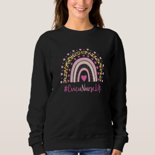 Sudadera Enfermera Cvicu Enfermera Estampado Leopardo Boho
