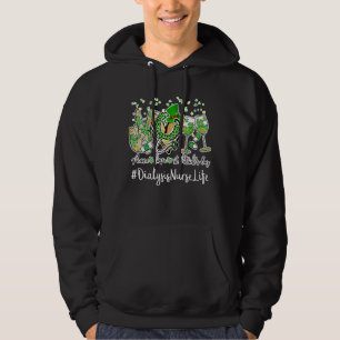 Sudadera Enfermera de amor por la paz Día de San Patricio 2