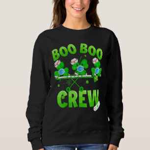 Sudadera Enfermera de Boo Boo de St Patrick S Day Shamrock 