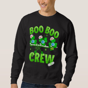 Sudadera Enfermera De Boo Boo El Día De St Patrick Para Enf
