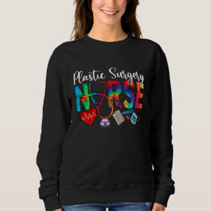 Sudadera Enfermera de Cirugía Plástica Tie Dye Corazón de A