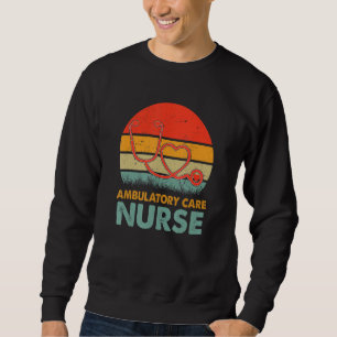Sudadera Enfermera de cuidado ambulatorio Retro Amor Esteti