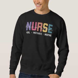 Sudadera Enfermera de cuidados en el hogar Amor Inspire Sal