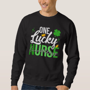 Sudadera Enfermera de dermatología del día de San Patricio