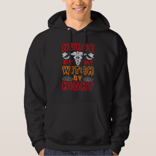 Sudadera Enfermera de día bruja de noche