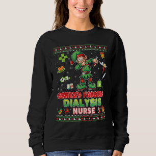 Sudadera Enfermera de diálisis favorita de Santa Claus abbi