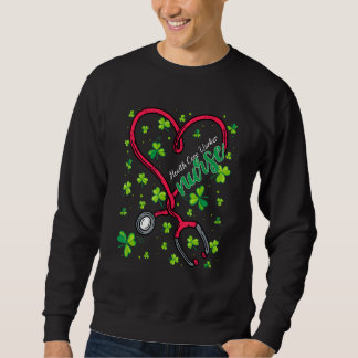 Sudadera Enfermera de enfermería de St Patricks Day Love St