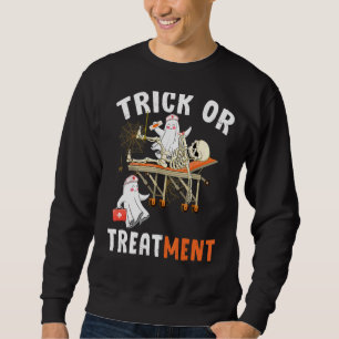Sudadera Enfermera De Halloween Disfraces De Boo Fantasma T