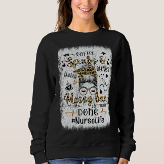 Sudadera Enfermera de la vida del cuidador del café crubs M