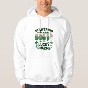 Sudadera Enfermera de Labor y Parto Amuleto de la Suerte Tr