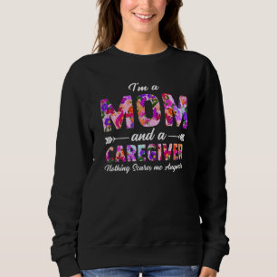 Sudadera Enfermera de mujeres Soy madre y cuidadora nada