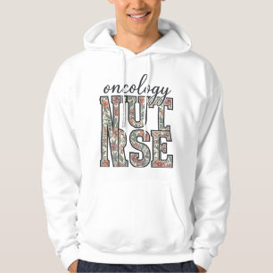 Sudadera Enfermera de Oncología Floral Vintage