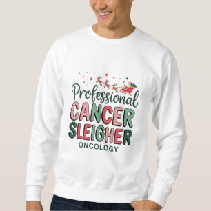 Sudadera Enfermera de Oncología Navidad Cáncer Quimioterapi