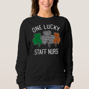Sudadera Enfermera De Ota Afortunada Día De St Patrick Pl