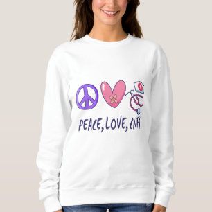 Sudadera Enfermera de Paz Amor CNFA