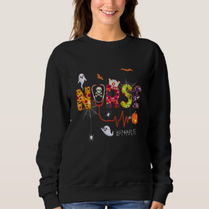 Sudadera Enfermera de Pmhnp Stethoscope Halloween Araña Fan
