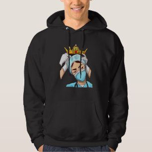Sudadera Enfermera de por vida princesa reina respeta mujer
