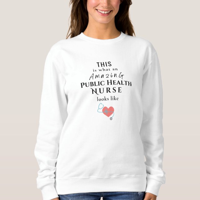 Sudadera Enfermera de Salud Pública (Anverso)