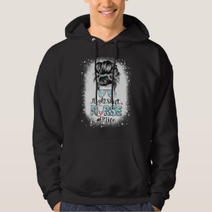Sudadera Enfermera de turno nocturno Er Life Messy Bun Stet