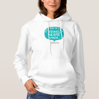 Sudadera Enfermera de viaje divertida y personalizada para
