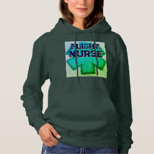 Sudadera Enfermera de vuelo femenino Aqua
