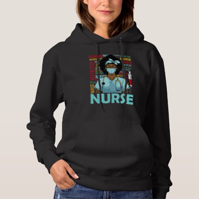 Sudadera Enfermera del mes de la historia negra (Anverso)
