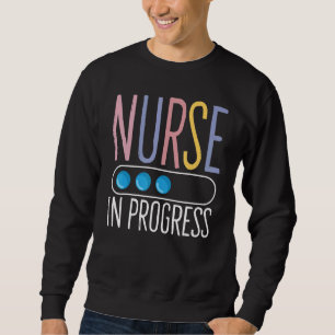 Sudadera Enfermera en progreso Futuro Enfermero Estudiante