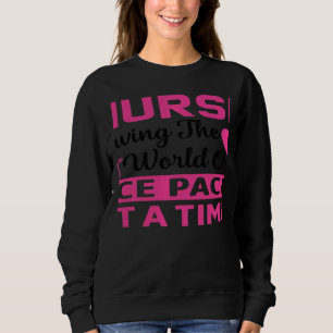Sudadera Enfermera Escolar Femenina Salvando Al Mundo Con U