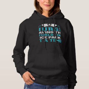 Sudadera Enfermera Escolar Femenina Salvando Al Mundo Con U