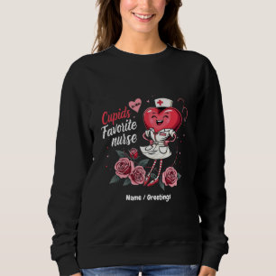 Sudadera Enfermera favorita de Cupido y bonito San Valentín