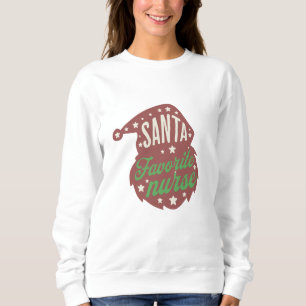 Sudadera Enfermera favorita de Santa