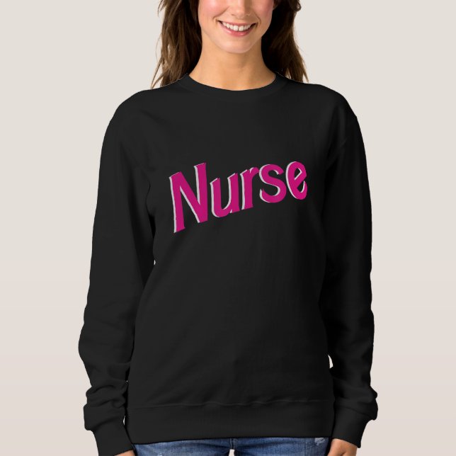 Sudadera Enfermera Funny Cute Stylish (Anverso)