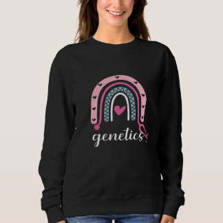 Sudadera Enfermera genética del arcoiris