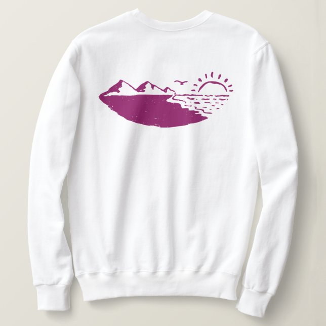 Sudadera Enfermera gitana en el lado oceánico (Reverso del diseño)