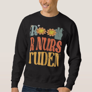 Sudadera Enfermera Groovy Er de Mujeres Enfermería Retro Vi