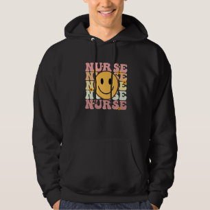 Sudadera Enfermera Groovy Retro Hippie  