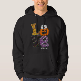 Sudadera Enfermera Halloween Calabaza disfraces Amor Enferm
