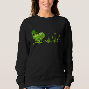 Sudadera Enfermera irlandesa St Patricks Day Tee Stethoscop