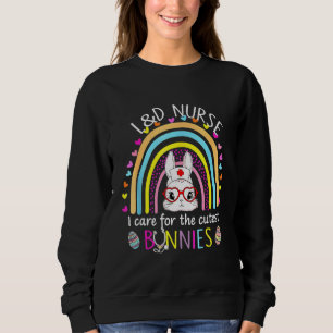 Sudadera Enfermera L&d Cuido De Los Conejitos Más Lindos Ar