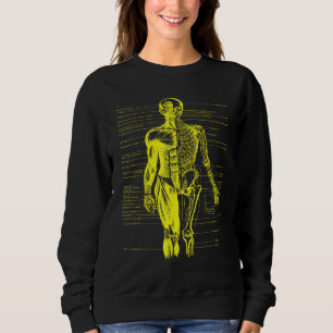 Sudadera Enfermera Médica de Anatomía Corporal Humana Amari