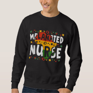 Sudadera Enfermera melanina historia negra de África negra