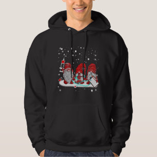 Sudadera Enfermera Merry Christmas Gnomes Nieve Feliz Navid