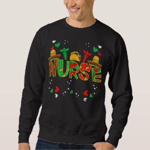 Sudadera Enfermera mexicana Taco Stethoscope Cinco De Mayo