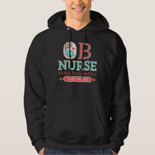 Sudadera Enfermera Ob Ayudamos A Las Personas A Salir De Es