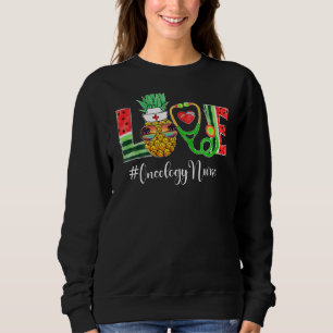 Sudadera Enfermera oncológica de amor Estetioscopio Verano 
