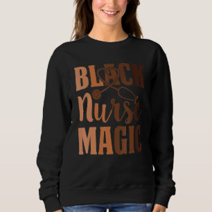 Sudadera Enfermera Orgullo negro afroamericano RN